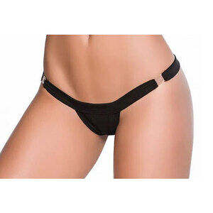 Mapale - Low v Clip on Thong - Black
